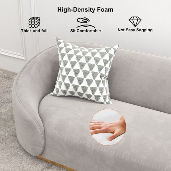 Zastosowalny rozmiar Moderny design Sofa aksamitna z pokrywą pokrywą 2