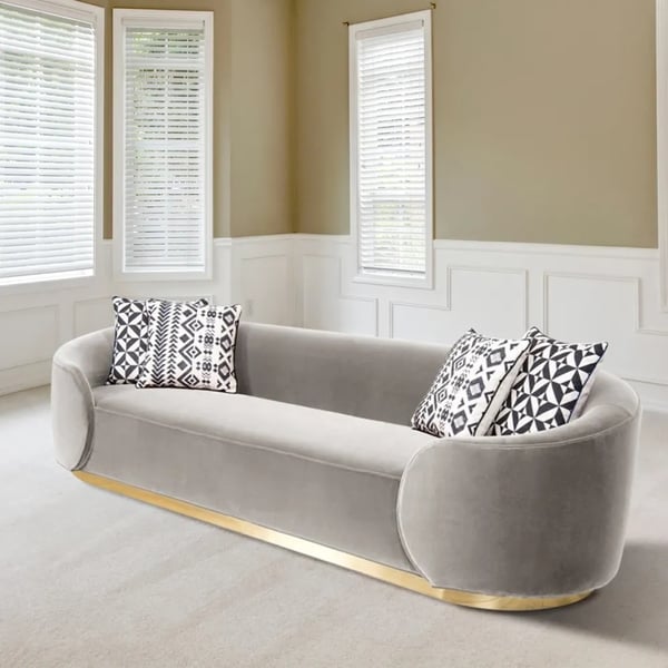 Zastosowalny rozmiar Moderny design Sofa aksamitna z pokrywą pokrywą 0