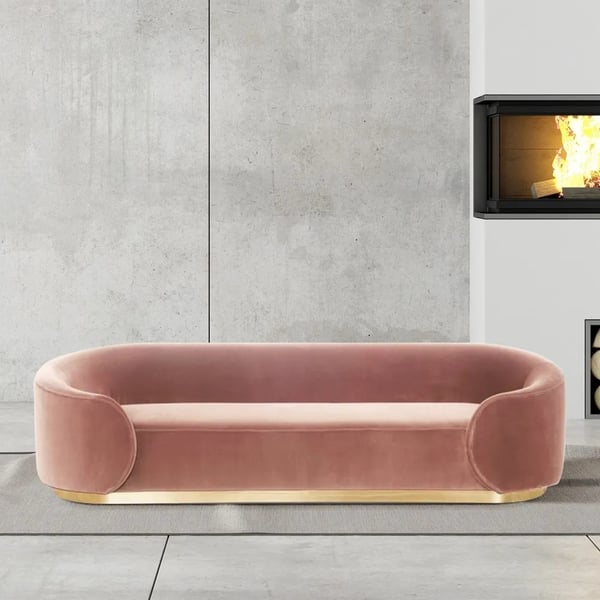 Zastosowalny rozmiar Moderny design Sofa aksamitna z pokrywą pokrywą 4
