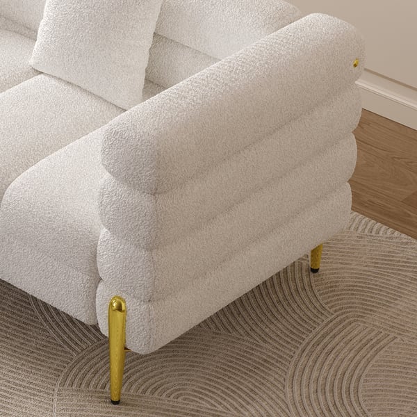 Luksusowy pokój sofa zestaw tkaniny aksamit sofy nowoczesne sekcjonalne pokrycie kanapy leżaki 4
