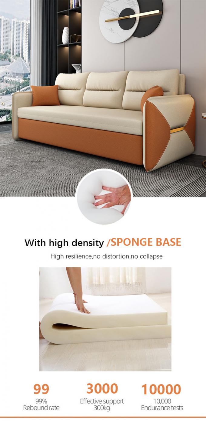 Meble do salonu kabriolet sofa łóżko loveseat sleeper pokrywa tkaninowa 3