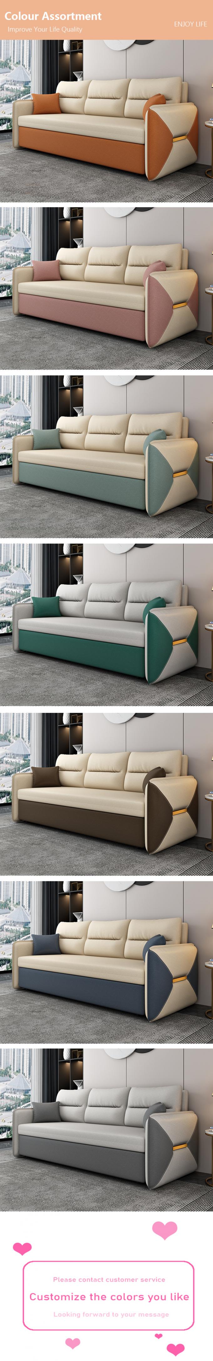Meble do salonu kabriolet sofa łóżko loveseat sleeper pokrywa tkaninowa 8