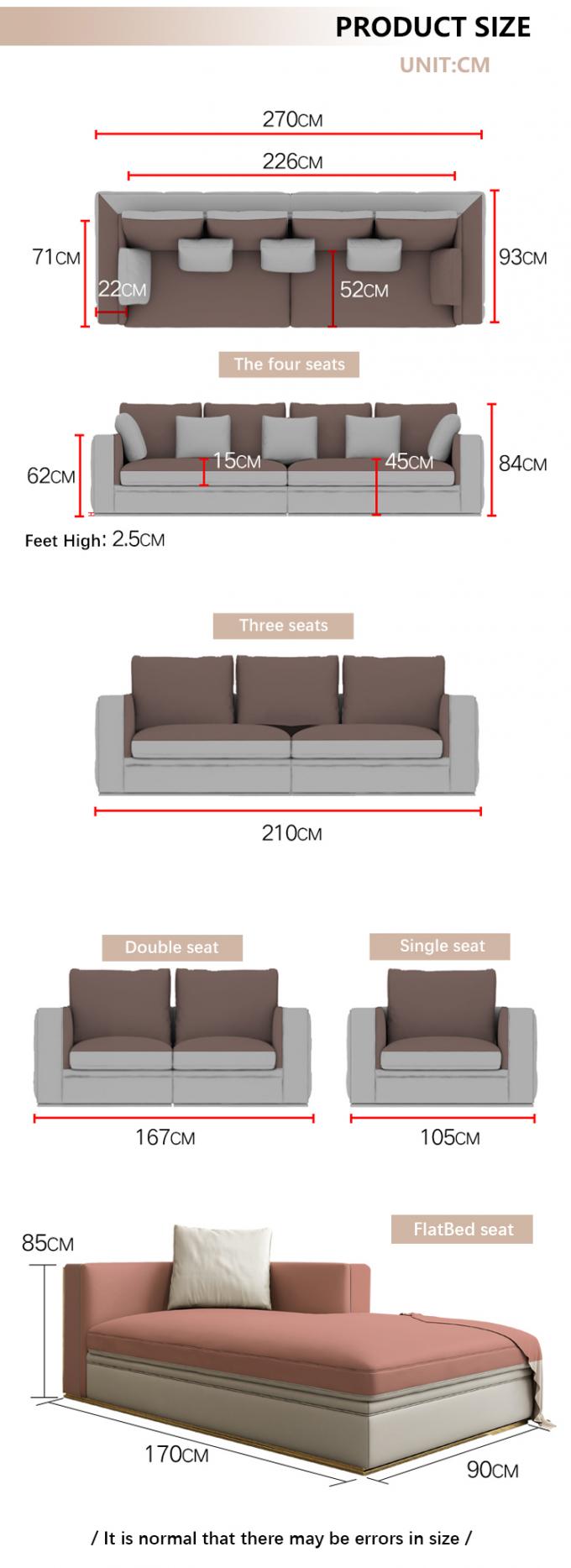Sofa z drewna z teaku z siedmioma miejscami 8