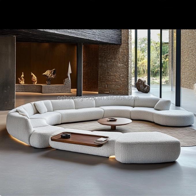 Minimalistyczna kanapa salon włoski design mody dla relaksu i komfortu w czasie wolnym 1