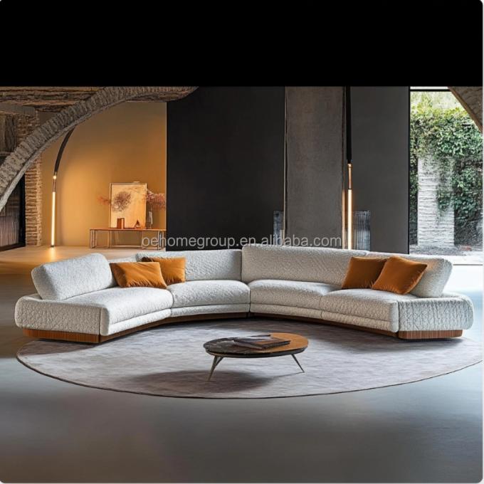 Minimalistyczna kanapa salon włoski design mody dla relaksu i komfortu w czasie wolnym 3
