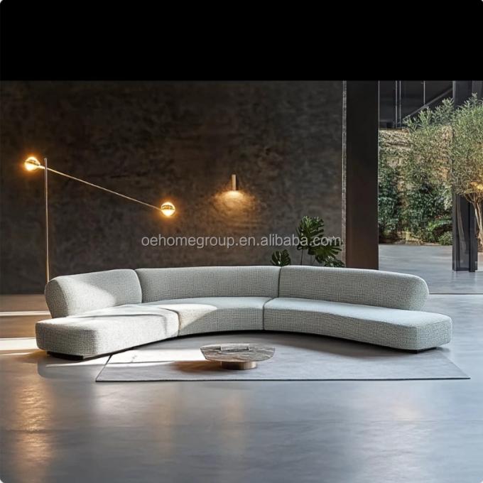 Minimalistyczna kanapa salon włoski design mody dla relaksu i komfortu w czasie wolnym 5