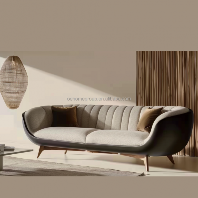 Nowoczesna sofa tapicerowana 2 i 3 osobowa, lekki luksusowy salon, kanapa wypoczynkowa, sofy, skórzana kanapa, zestaw mebli 1