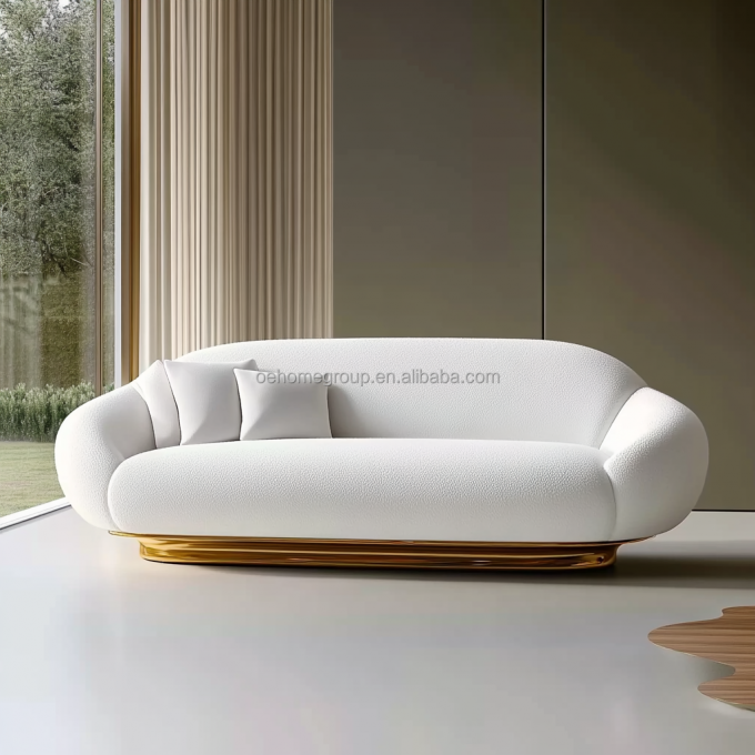2 Kładki typu włoskie kanapy Meble domowe Nowoczesny design Luksusowe meble do salonu 3