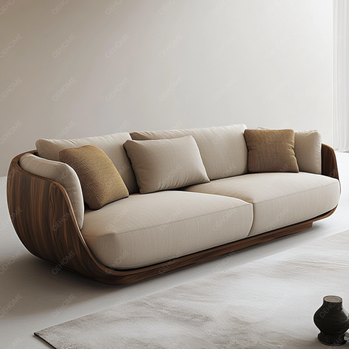 Europejski styl minimalistyczny salon nowoczesny biała drewniana noga zestaw sof Chesterfield z niestandardowym kolorem i luksusowym designem 8