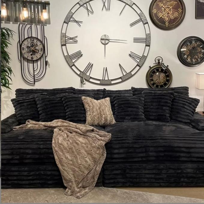 Nowoczesny zestaw wypoczynkowy z tkaniny sztruksowej, leżanka, sofa dwuosobowa, dostawa do drzwi, kino, funkcja spania, do współczesnego salonu 1