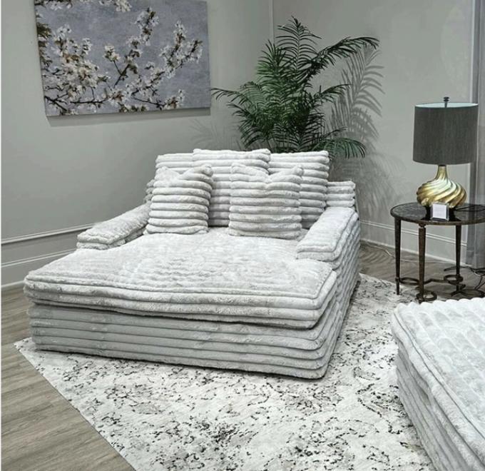 Nowoczesny zestaw wypoczynkowy z tkaniny sztruksowej, leżanka, sofa dwuosobowa, dostawa do drzwi, kino, funkcja spania, do współczesnego salonu 9