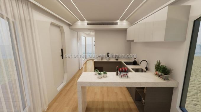 Modułowy 7 Luxury Prefab Steel Smart Tiny Space Capsule Dom Prefabrykowany Kapsuła Pokój Hotel Kapsuła Dom Na zewnątrz 8
