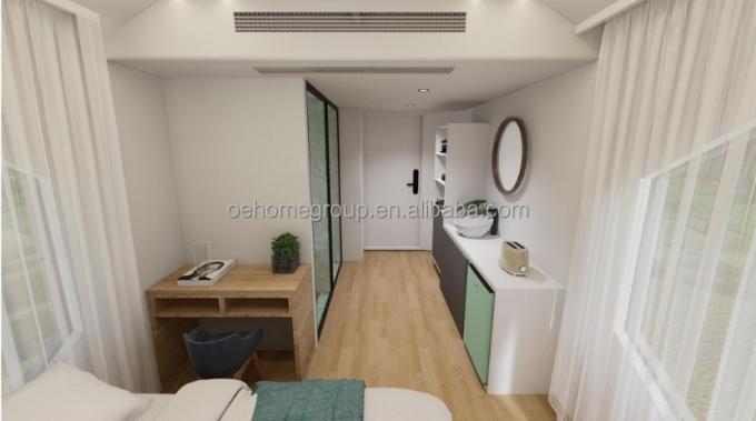 Modułowy 7 Luxury Prefab Steel Smart Tiny Space Capsule Dom Prefabrykowany Kapsuła Pokój Hotel Kapsuła Dom Na zewnątrz 11