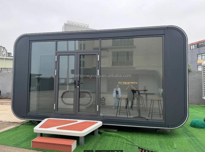 Modułowy 7 Luxury Prefab Steel Smart Tiny Space Capsule Dom Prefabrykowany Kapsuła Pokój Hotel Kapsuła Dom Na zewnątrz 16