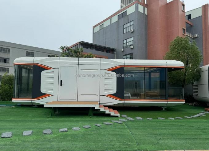Modułowy 7 Luxury Prefab Steel Smart Tiny Space Capsule Dom Prefabrykowany Kapsuła Pokój Hotel Kapsuła Dom Na zewnątrz 17