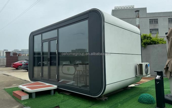 Modułowy 7 Luxury Prefab Steel Smart Tiny Space Capsule Dom Prefabrykowany Kapsuła Pokój Hotel Kapsuła Dom Na zewnątrz 20