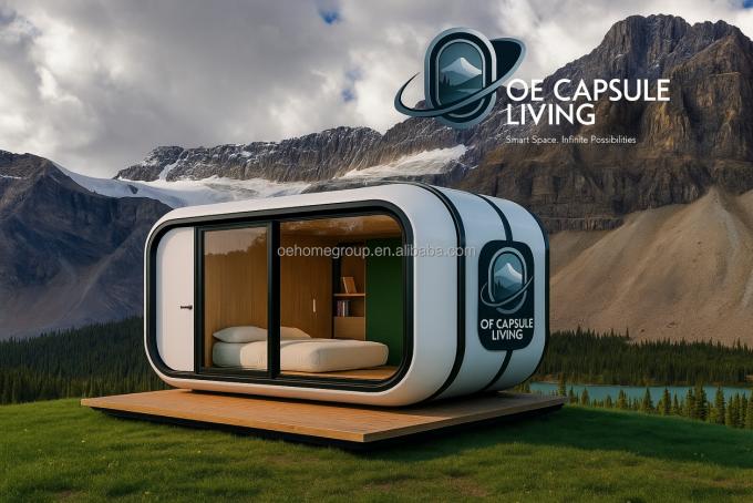 Modułowy 7 Luxury Prefab Steel Smart Tiny Space Capsule Dom Prefabrykowany Kapsuła Pokój Hotel Kapsuła Dom Na zewnątrz 7