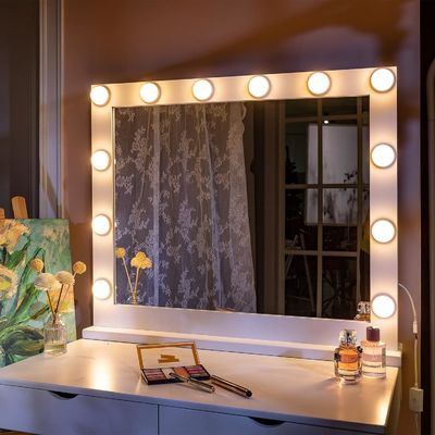 Wallmount Hollywood lustro światła Led piękność stolik