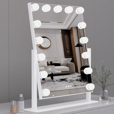 Niestandardowa 10x Vanity Oświetlone Hollywood lustra Obrotowa komoda