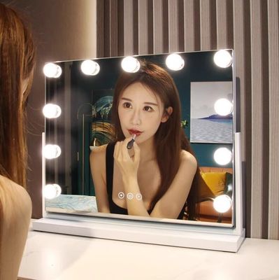 Przenośne powiększające Hollywood Make-up Mirror For Vanity Table Custom