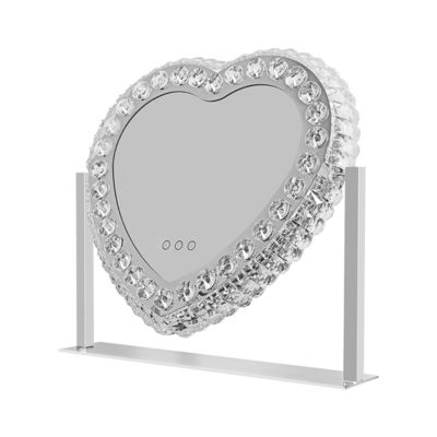 Serce Crystal Vanity Mirror Led Zwiększacz ODM