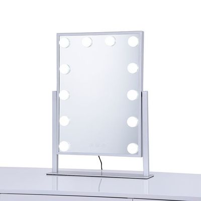 OEM Trwałe garderoby oświetlone kosmetyczne piękno lustro z lampami LED