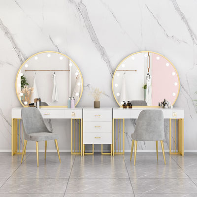 Nordic Standing Hollywood Mirror And Desk Dressing Table Z Skaretkami