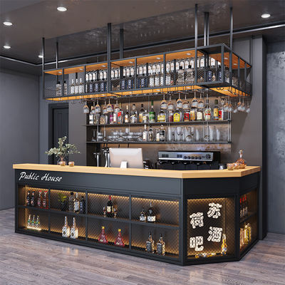 Mini LED Counter Height Nocny klub Stolik Bar Nowoczesne meble