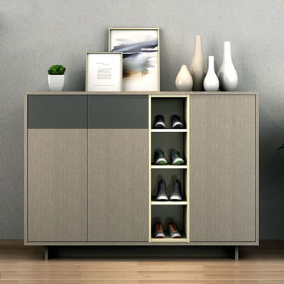 Plywood Slim Wooden Shoe Cabinet Rack Storage Nowoczesne meble domowe 3 Tier