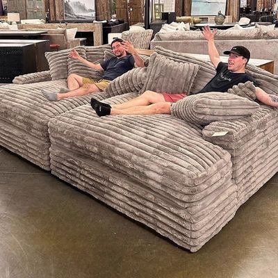 Nowoczesny zestaw wypoczynkowy z tkaniny sztruksowej, leżanka, sofa dwuosobowa, dostawa do drzwi, kino, funkcja spania, do współczesnego salonu