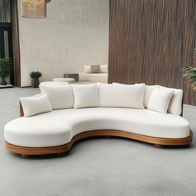 Meble do salonu Skandynawska aksamitna sofa Lekki luksus Kreatywny dwuosobowy fotel z materiałem obiciowym