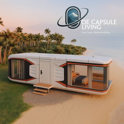Dom prefabrykowany Luxury Hotel Modular Villa 2 sypialnie Domy prefabrykowane Przestrzeń budowlana Kapsuła Kabiny prefabrykowane