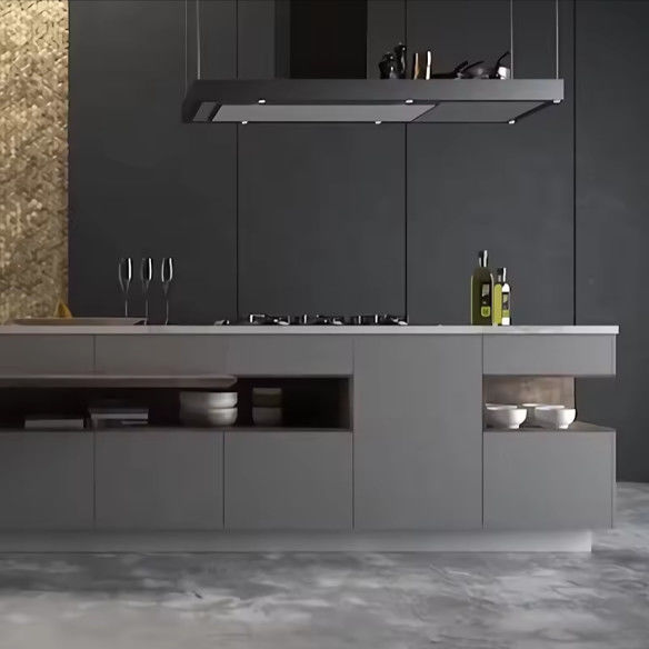 Masywne drewno Modularne szafki ścienne Modularne szafki kuchni szafki spiżarni lakierowe 1